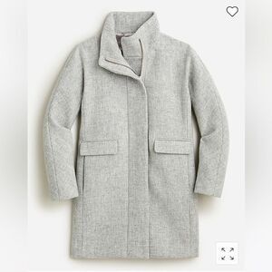 J. Crew New cocoon coat in Italian stadium-cloth